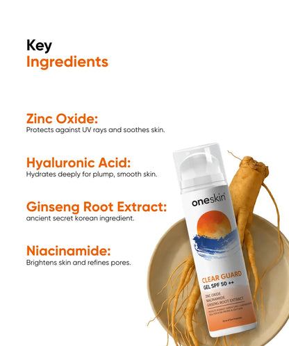 Clear Guard Gel SPF 50++