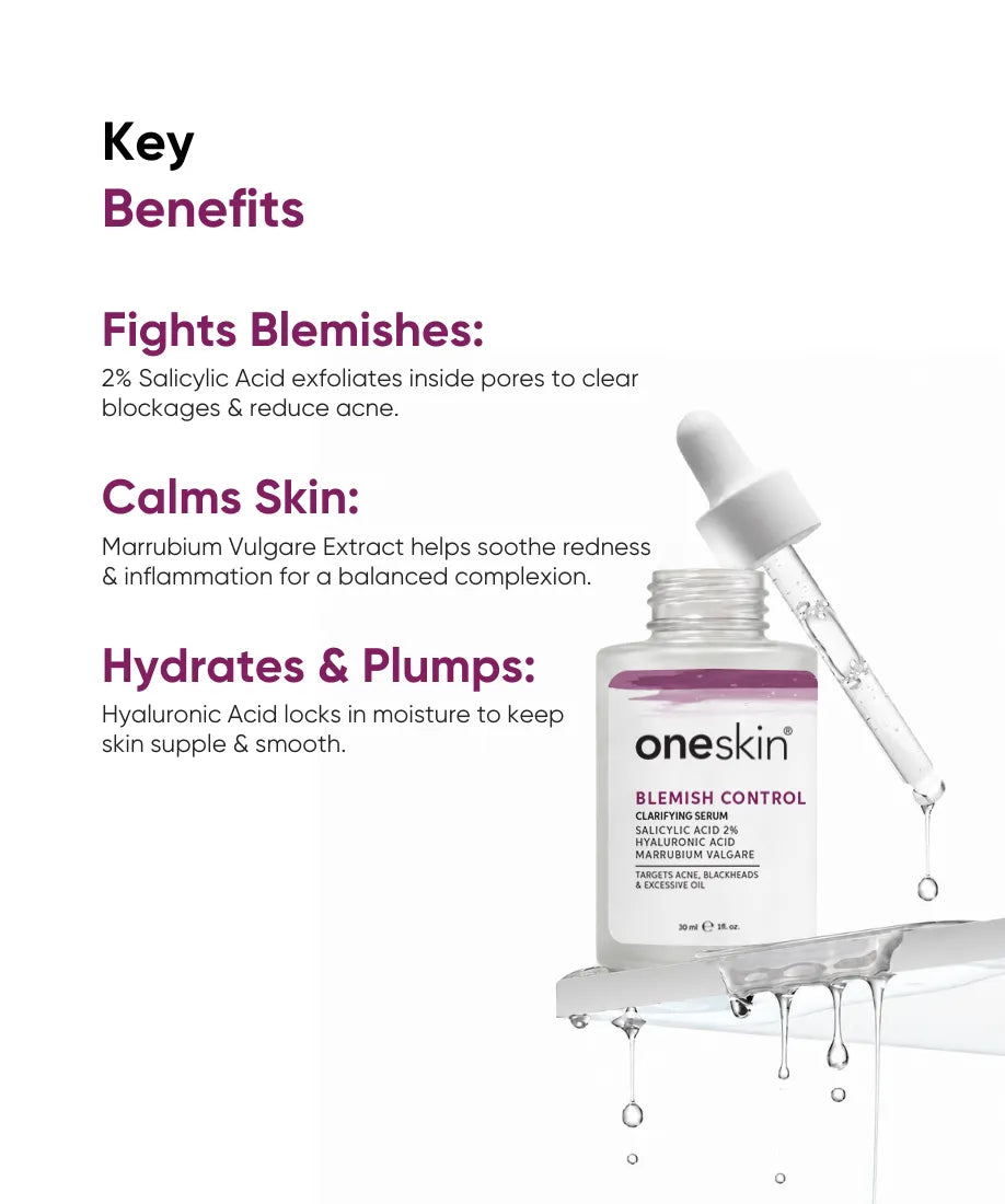 Blemish Control Salicylic Acid 2% + Marrubium Valgare - 30ml