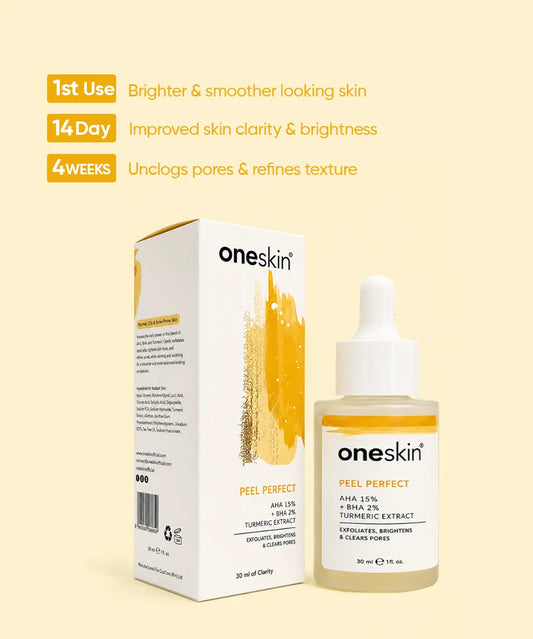 Peel Perfect AHA 15% + BHA 2%, Turmeric Extract - 30ml