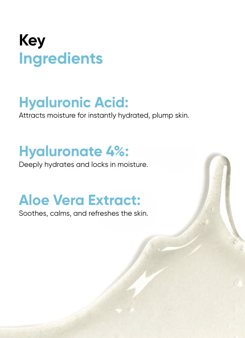 Moisture Magnet - Hyaluronic Acid 4%, Multi Peptide 1%, Aloe Vera Extract - 30ml