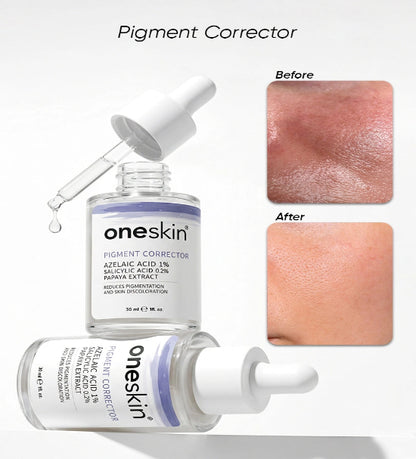 Pigment Corrector - Azelaic Acid 1%, Salicylic Acid 0.2%, Papaya Extract - 30ml